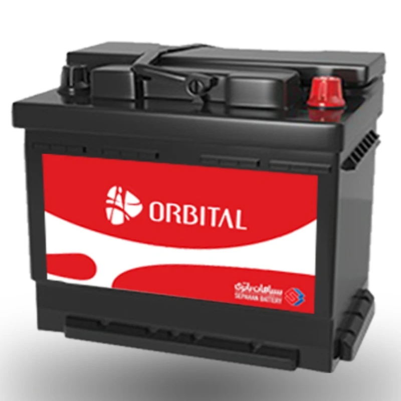 باتری اتمی خودرو سپاهان باطری مدل اوربیتال 55آمپر